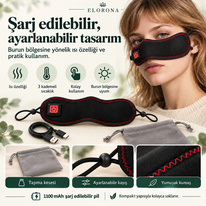 SinuTherm – Isı ve Kırmızı Işık Destekli Burun Bandı