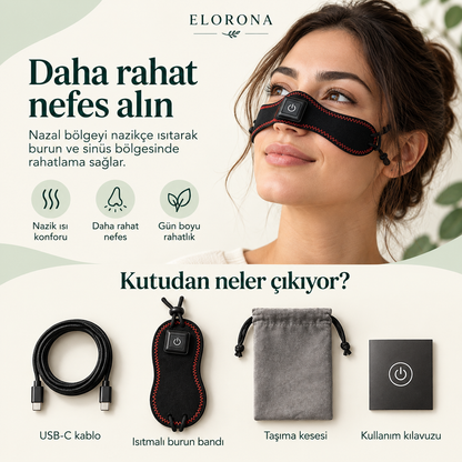SinuTherm – Isı ve Kırmızı Işık Destekli Burun Bandı